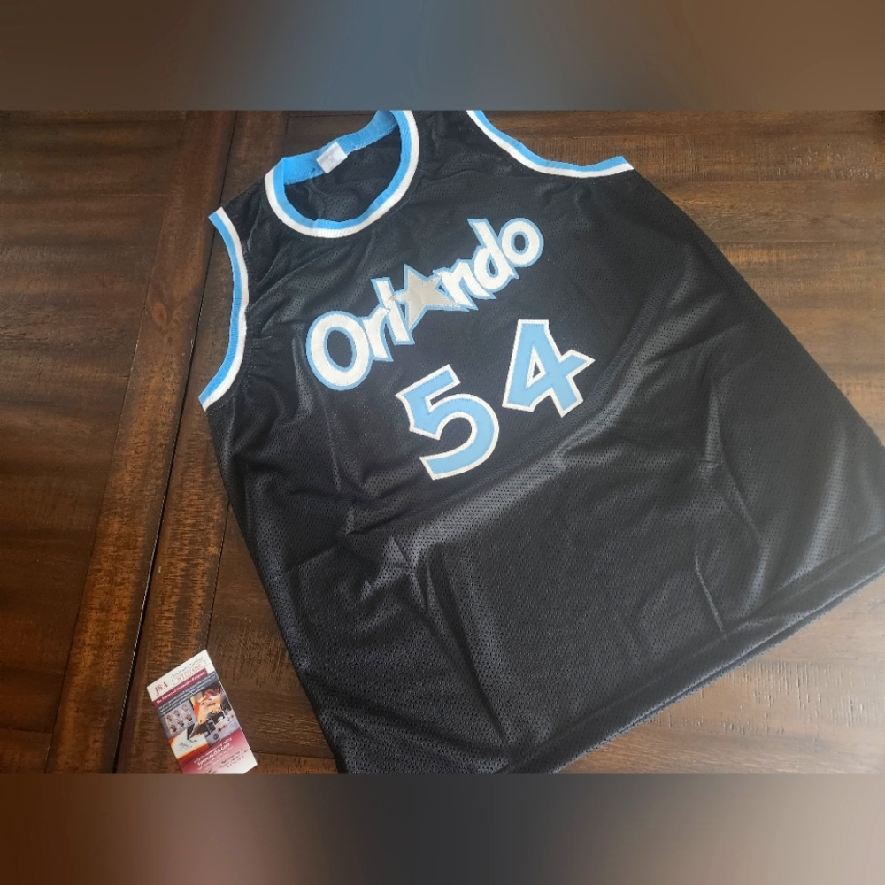 Horace Grant Signed‎ Orlando Magic Black Basketball Jersey XL